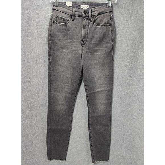 NEW Good American Good Waist Crop High Rise Skinny Jeans Size 26 - Picture 1 of 6